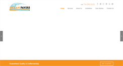 Desktop Screenshot of oceanpavers.com